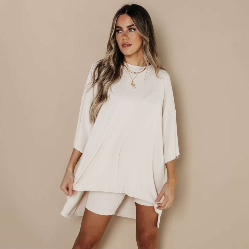 The Foxy Kind Ribbed Two-Piece Set